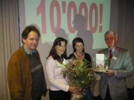 Esther Borer ist die 10'000.